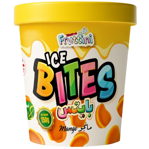 Fruit Shape Ice Cream in a Tub | Fruttini Ice Bites – Fruit shape Ice cream in a tub – Mango Flavor 150g