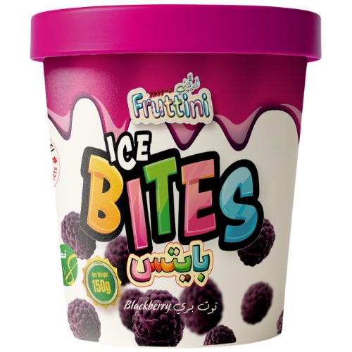Fruttini Ice Bites – Fruit shape Ice cream in a tub – Blackberry Flavor 150g