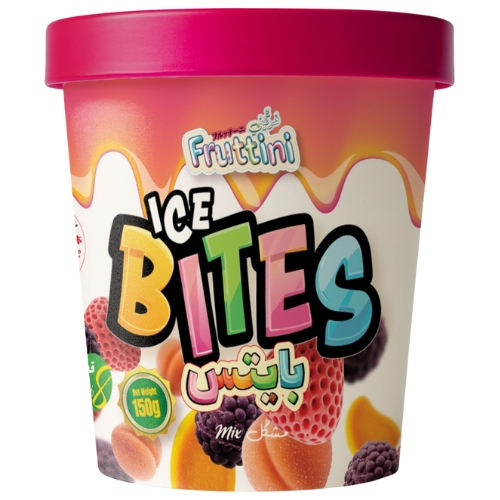 Fruttini Ice Bites – Fruit Shape Ice Cream in a Tub – Mixed Flavors 150g