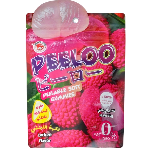 Peeloo Lychee Flavor – Viral Peelable Soft Gummies