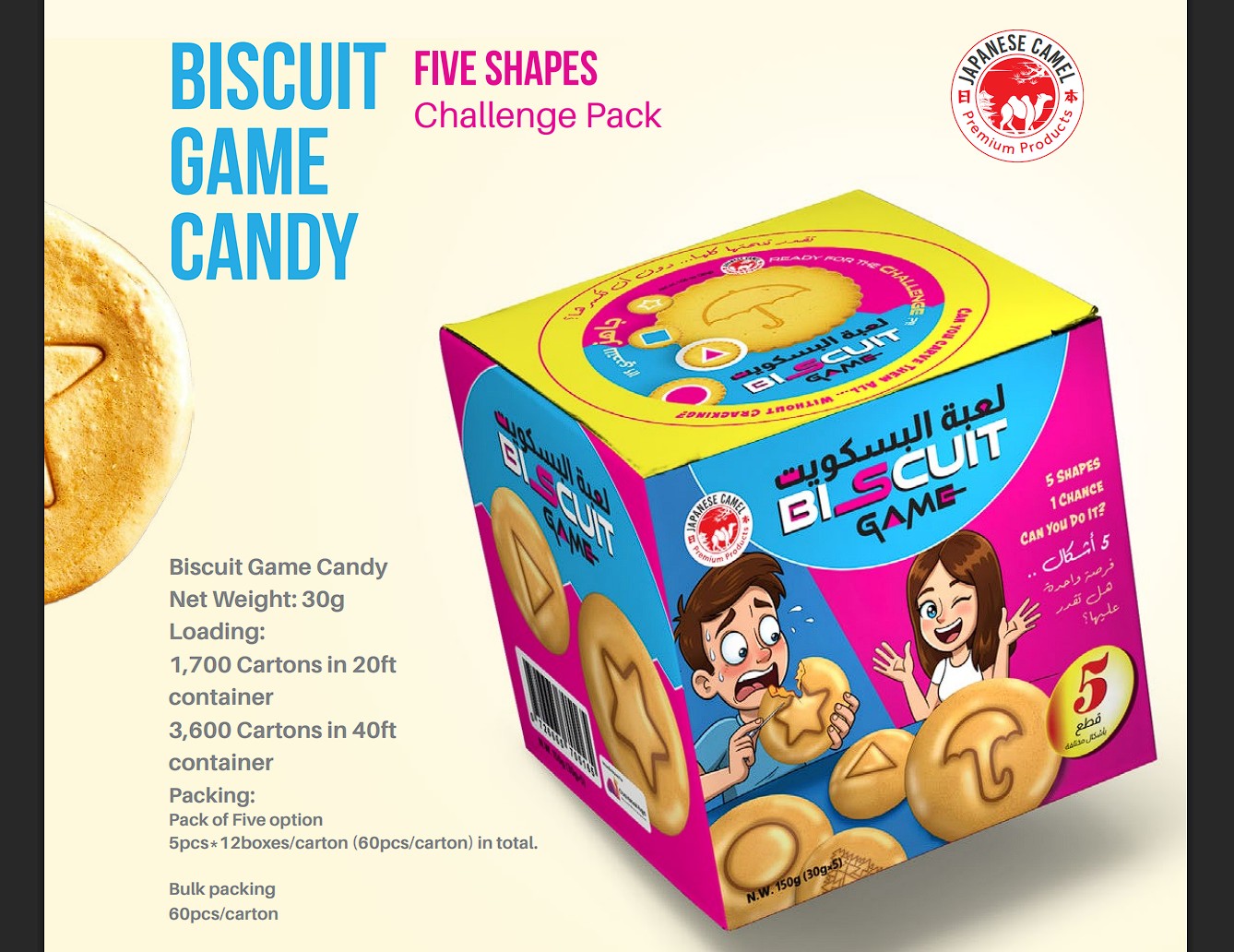 Biscuit Game Candy - Qatar Campaign