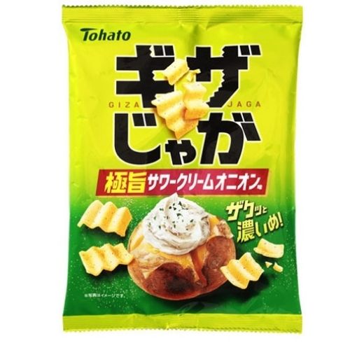 Tohato Giza Jaga Extreme Sour Cream Onion 55g