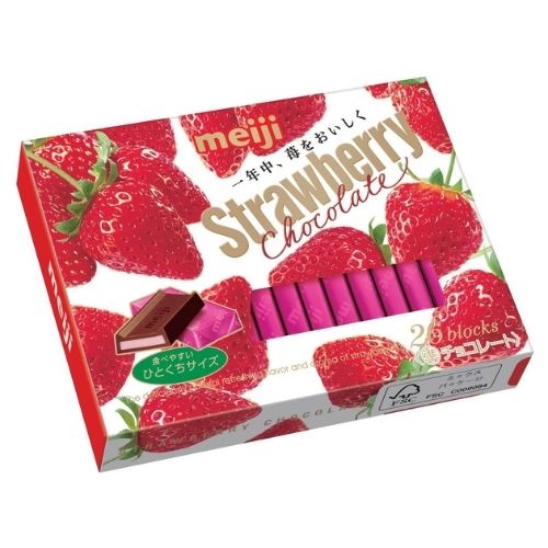 Meiji Strawberry Chocolate Box