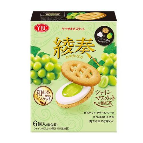 YBC Ayakana Shine Muscat Japanese Black Tea (6 pieces)