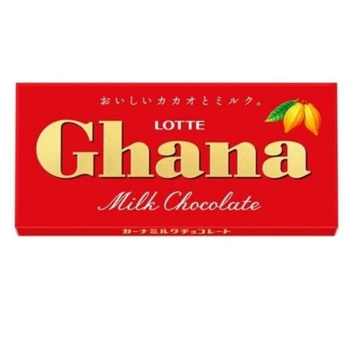 Lotte Ghana Milk Chocolate 50g