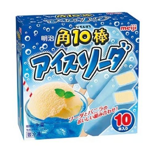 Meiji Square Ice Soda Bar 10 Pack