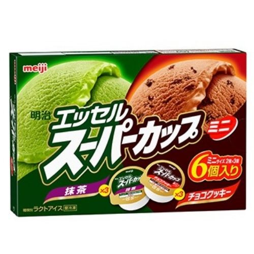 Meiji Essel Super Cup Mini – Matcha & Chocolate Cookie