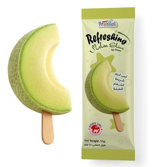 Refreshing Melon Slice Ice Cream 55g