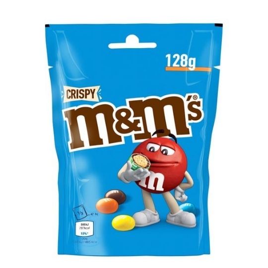 M&M's Crispy Pouch 128 g