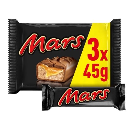 Mars Classic Chocolate 45g  (Pack of 3)