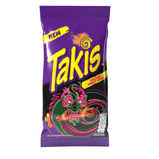 Takis Dragon Sweet Chilli Rolled Tortilla Chips 100g