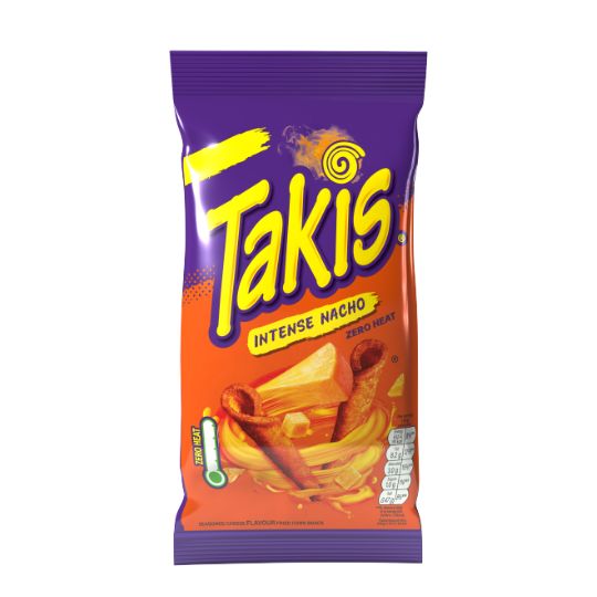 Takis Intense Nacho Seasoned Cheese Flavor Snack 100g