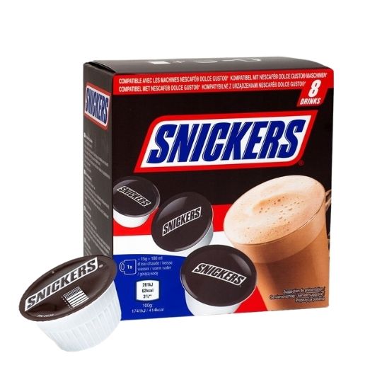 Snickers Hot Chocolate Pods 8 pcs. 120g