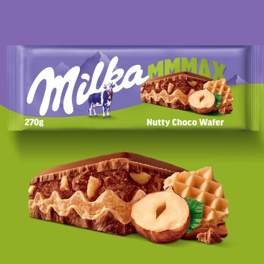 Milka Choco Nutty Wafer 270g