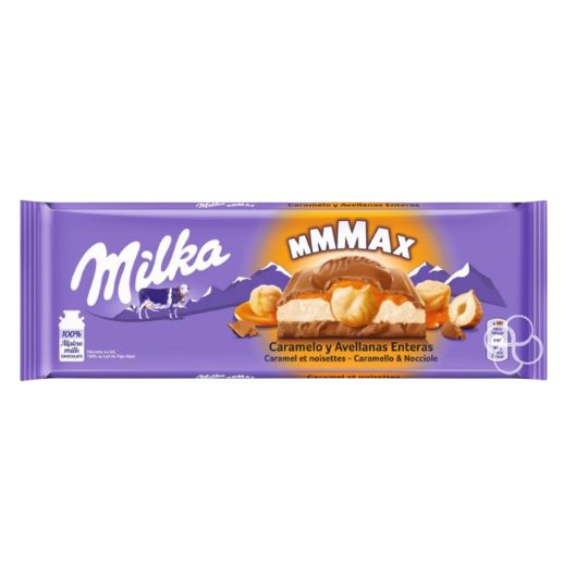 Milka Hazelnut Caramel 300g